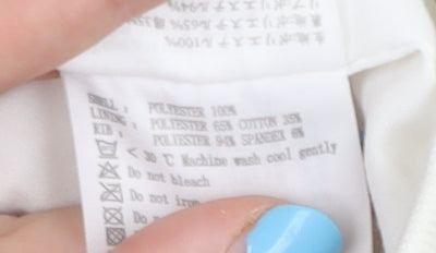 Kappa Men's White Italia Track Jacket S Regular Fit Full Zip Lightweight