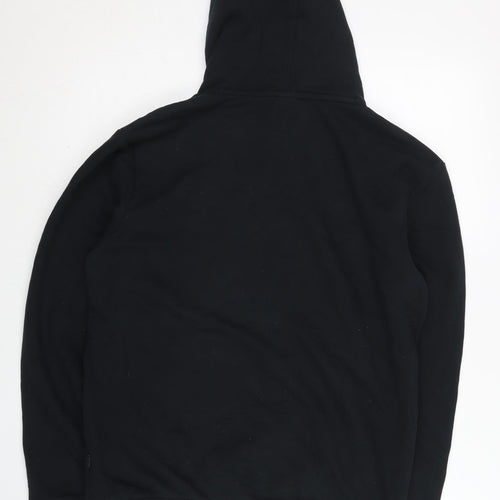 Puma Men's Black Pullover Hoodie S Fleece Sportswear Logo