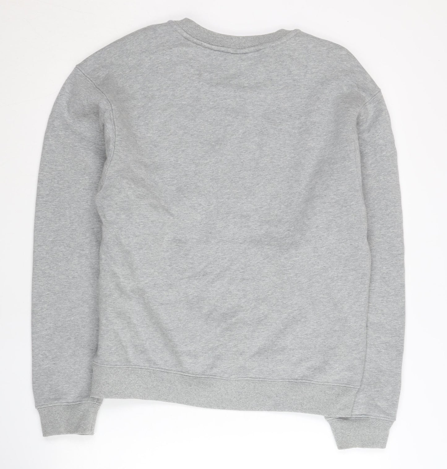 Nike Men’s Grey Crew Neck Pullover Sweatshirt S Logo Excellent