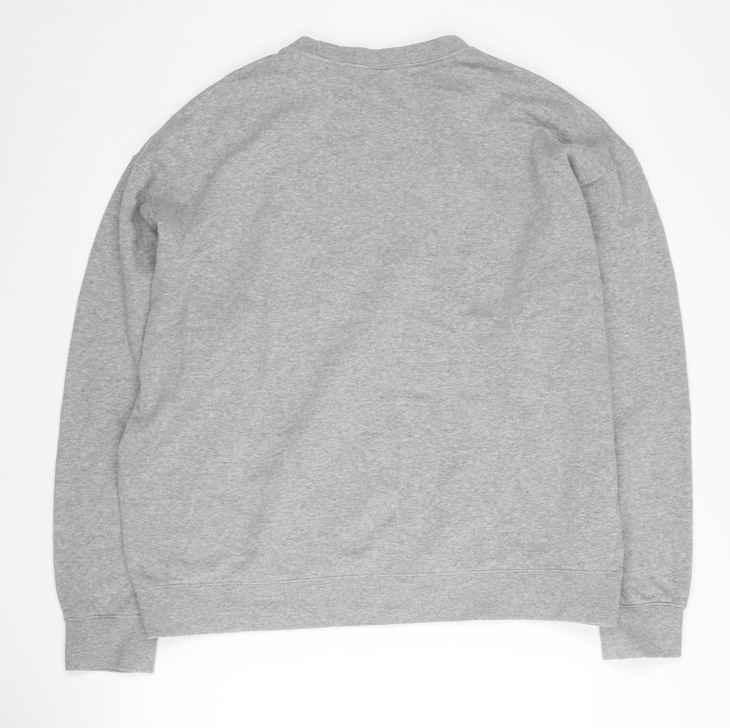 Nike Men’s Grey XL Pullover Sweatshirt Stussy Logo Crew Neck