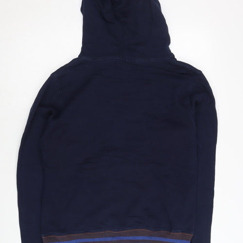 Champion Men’s Blue Pullover Hoodie Small Logo Fleece Sportswear