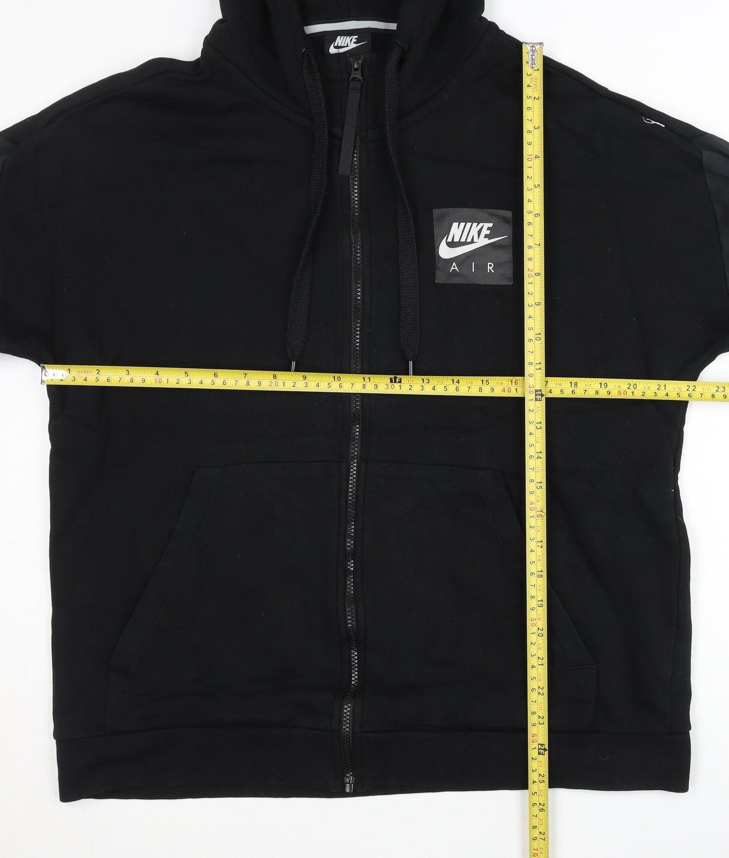 Nike Air Men's Black XL Full Zip Hoodie Sweatshirt Fleece Sports