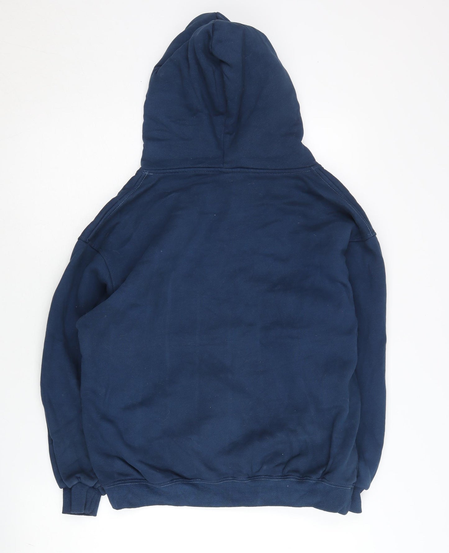 Champion Men's Blue Pullover Hoodie Small Regular Fit Cotton Logo