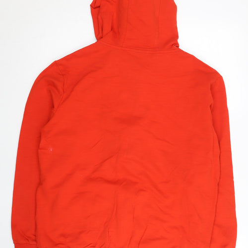 Adidas Men's Red Full Zip Hoodie 2XL Cotton Casual Sportswear