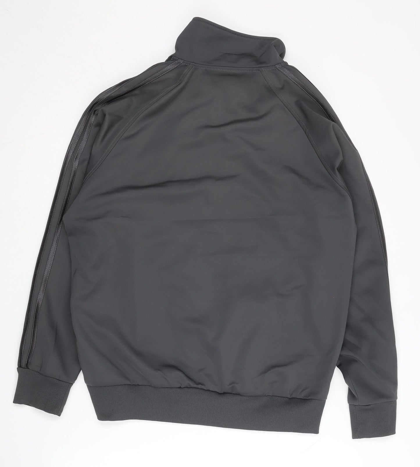 Adidas Men’s Grey XL Track Jacket Full Zip Activewear Polyester