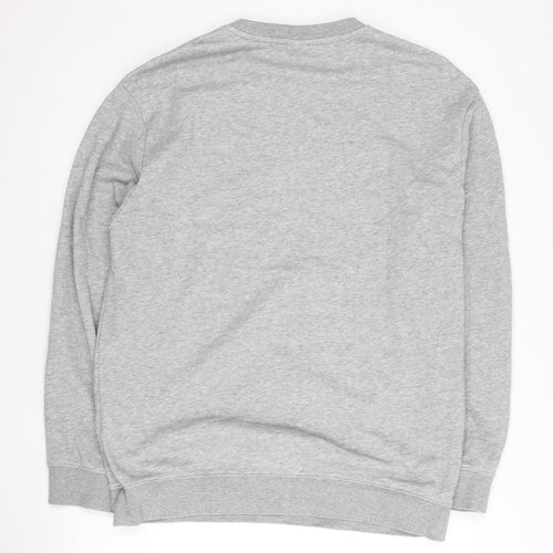 Lacoste Men’s Grey XL Regular Fit Crew Neck Sweatshirt