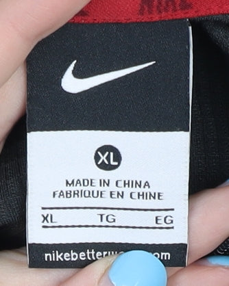 Nike Men's Multicoloured XL Track Jacket Colourblock Full Zip