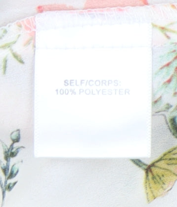 Rose + Olive Women's Multicoloured Floral Sleeveless Blouse S