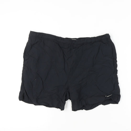 Nike Men's Black Small Swim Shorts Elastic Waist Quick Dry Mesh Lining