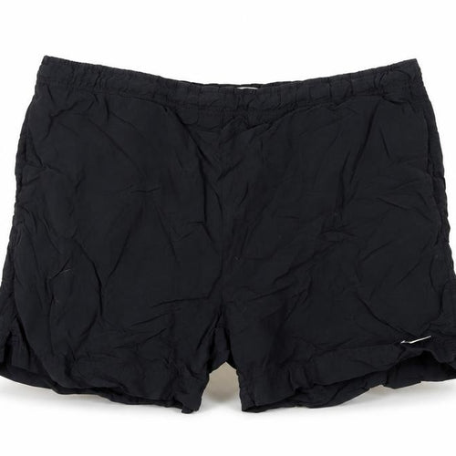 Nike Men's Black Small Swim Shorts Elastic Waist Quick Dry Mesh Lining