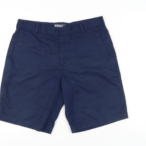 Nike Golf Men’s Blue 34 Chino Shorts Dri-FIT Polyester Regular Fit