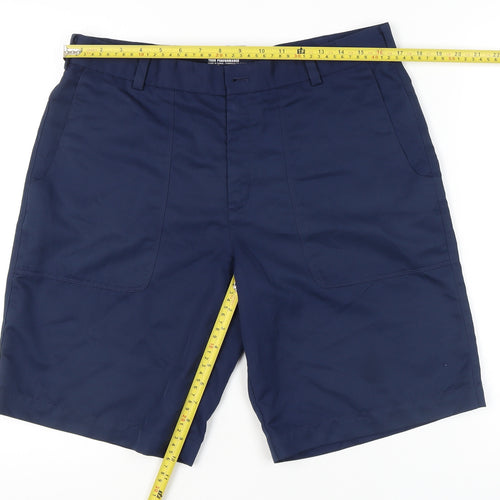 Nike Golf Men’s Blue 34 Chino Shorts Dri-FIT Polyester Regular Fit