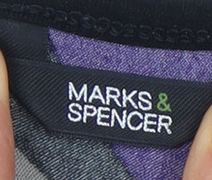 Marks and Spencer Womens Multicoloured Tunic Blouse Size 14 Viscose