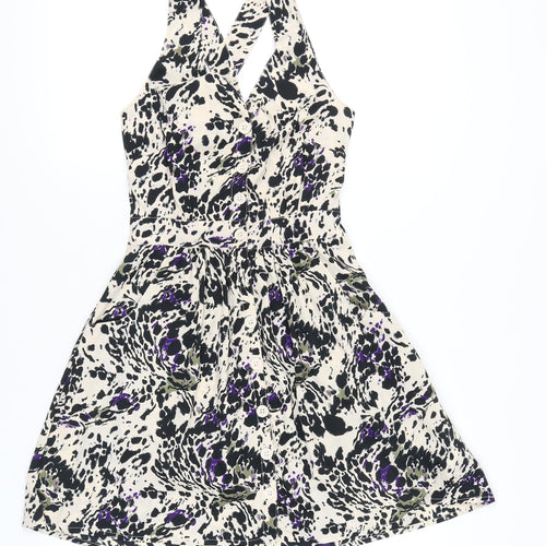 Billabong Womens Multicoloured Halter Dress Size M Cotton Summer