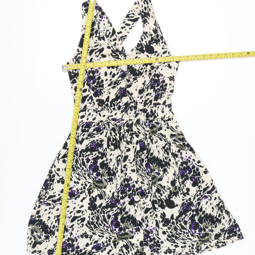 Billabong Womens Multicoloured Halter Dress Size M Cotton Summer