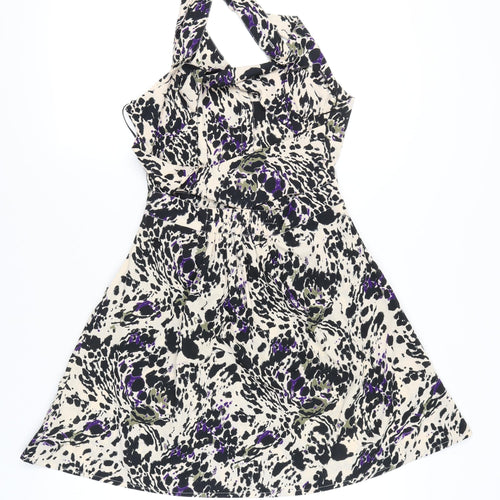 Billabong Womens Multicoloured Halter Dress Size M Cotton Summer