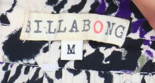 Billabong Womens Multicoloured Halter Dress Size M Cotton Summer