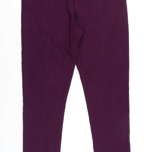 Emelia Classics Women’s Purple High Rise Leggings Size 20 Stretch Woven