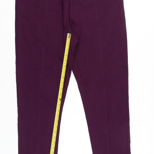 Emelia Classics Women’s Purple High Rise Leggings Size 20 Stretch Woven