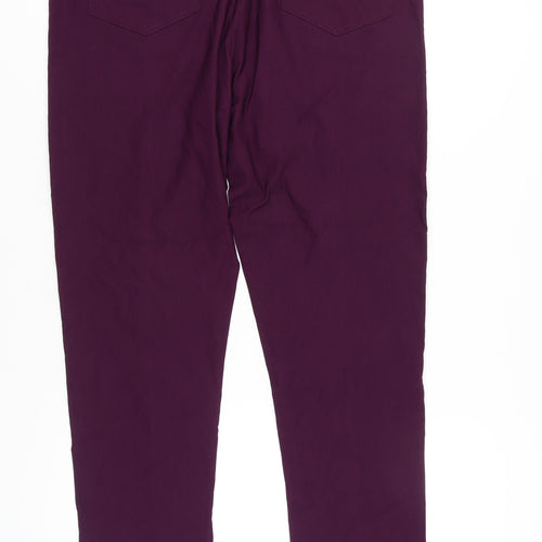 Emelia Classics Women’s Purple High Rise Leggings Size 20 Stretch Woven