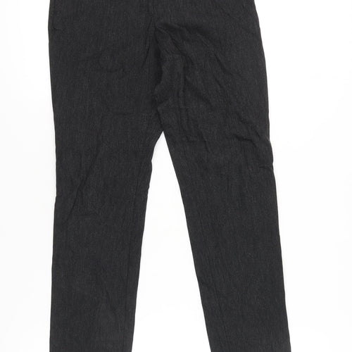 Van Heusen Women’s Black XS Leggings with Zip Accents Stretch Casual