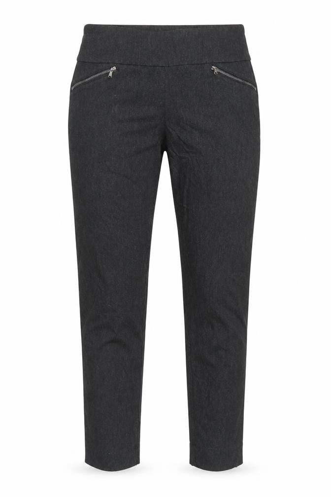Van Heusen Women’s Black XS Leggings with Zip Accents Stretch Casual