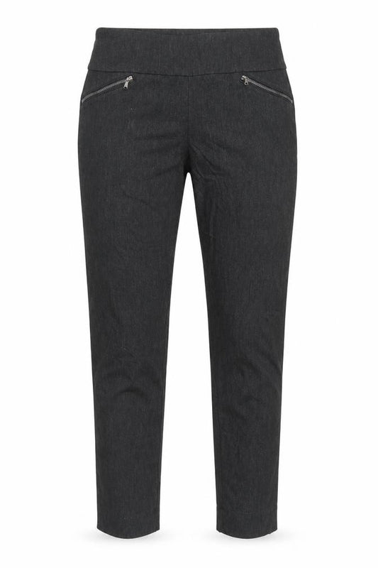 Van Heusen Women’s Black XS Leggings with Zip Accents Stretch Casual