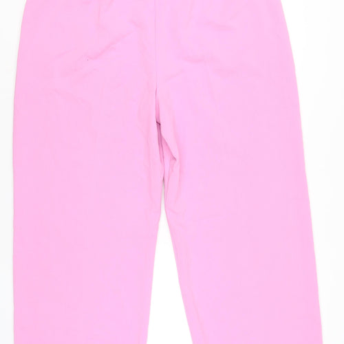 Marks and Spencer Women’s Pink Size 24 Straight Leg Trousers