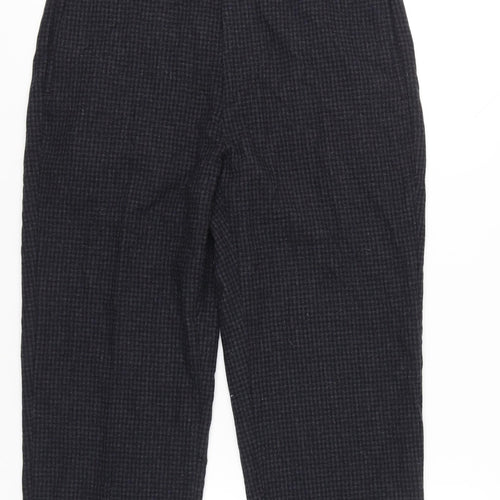 Marks and Spencer Women’s Grey Check Wool Blend Dress Pants 34W 33L