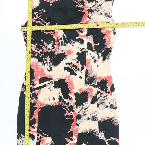 French Connection Women’s Multicoloured Sheath Dress Size 6 Sleeveless