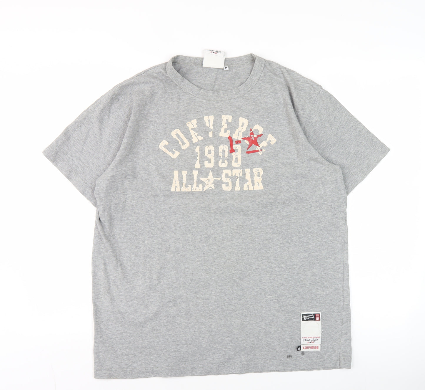 Converse Men's Grey M Graphic Print Sports T-Shirt