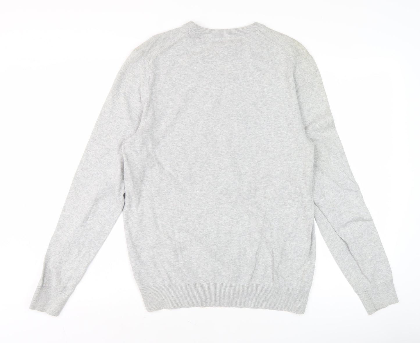 Burton Menswear London Men's Grey M Pullover Crew Neck Jumper