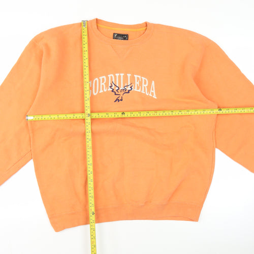 Gear for Sports Men's Orange M Pullover Sweatshirt Embroidered Logo