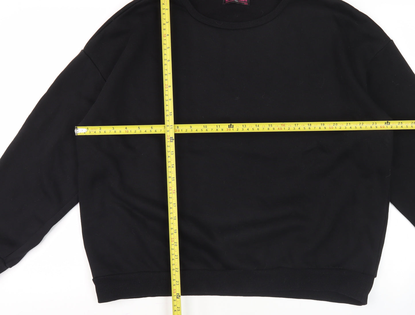 Urban Attire Women’s Black S Pullover Sweatshirt Graphic Quote