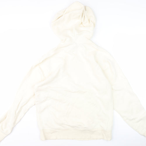 Outerknown Men’s Ivory Organic Cotton Pullover Hoodie M Regular Fit