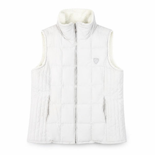 Evie Essentials Women’s Beige Quilted Puffer Waistcoat Size 14