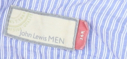 John Lewis Men Beige Chino Trousers 36in Waist Regular Fit Straight Leg