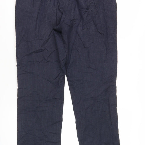 Charles Tyrwhitt Men's Blue Wool Slim Fit Dress Pants 32U Formal