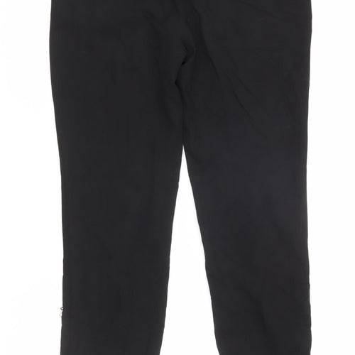 Zara Basic Women’s Black XS Skinny Trousers Beaded Ankle Autumn Winter