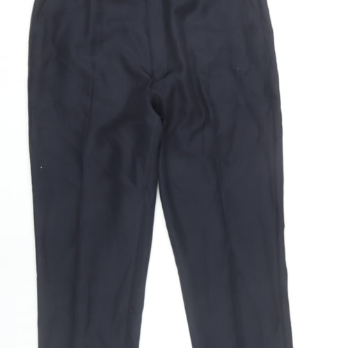 Chums Men’s Black Dress Pants Trousers 38W 29L Flat Front Straight Leg