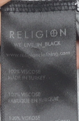 Religion Womens Multicoloured Abstract Tunic Blouse Size 10 Viscose