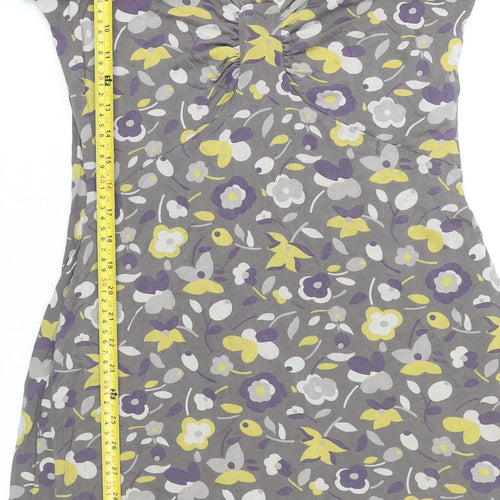 Boden Women’s Multicoloured Floral A-Line Knee Length Dress UK 10