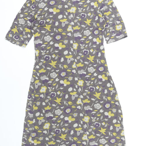 Boden Women’s Multicoloured Floral A-Line Knee Length Dress UK 10