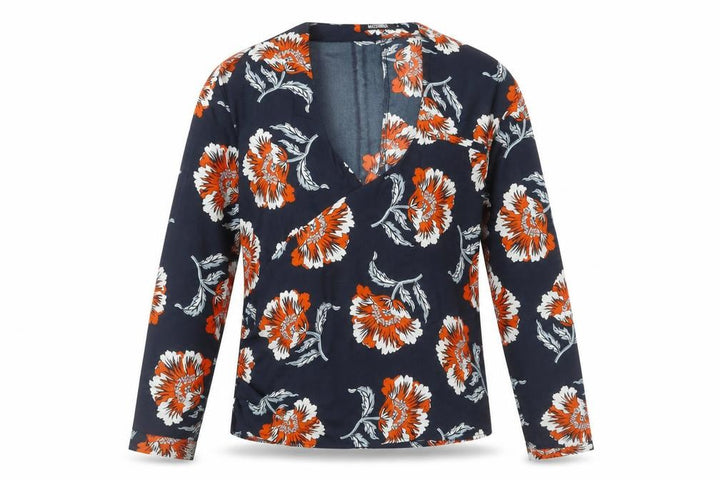 Missguided Women's Multicoloured Floral Wrap Blouse Size 8