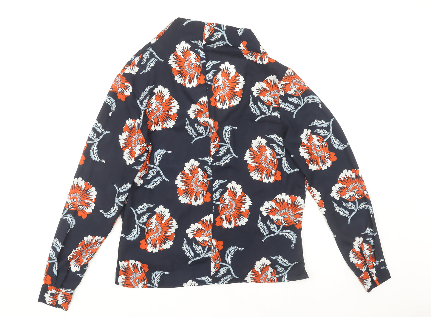 Missguided Women's Multicoloured Floral Wrap Blouse Size 8