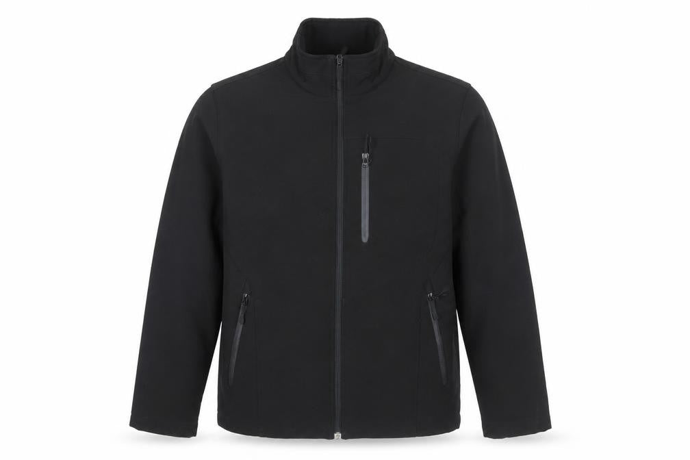 Kirkland Signature Men's Black Softshell Jacket S 38in Water Resistant