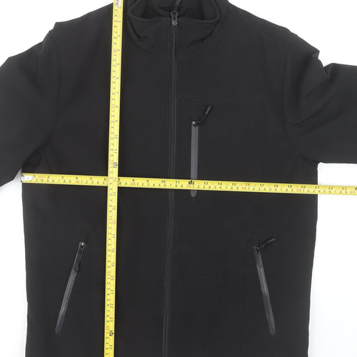 Kirkland Signature Men's Black Softshell Jacket S 38in Water Resistant
