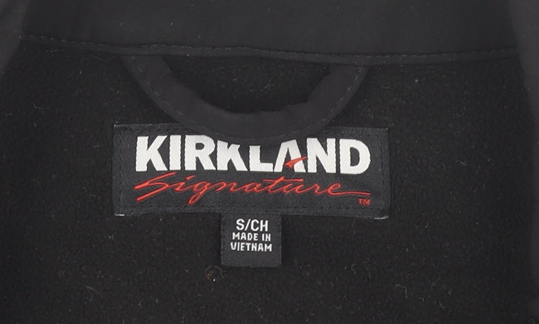 Kirkland Signature Men's Black Softshell Jacket S 38in Water Resistant