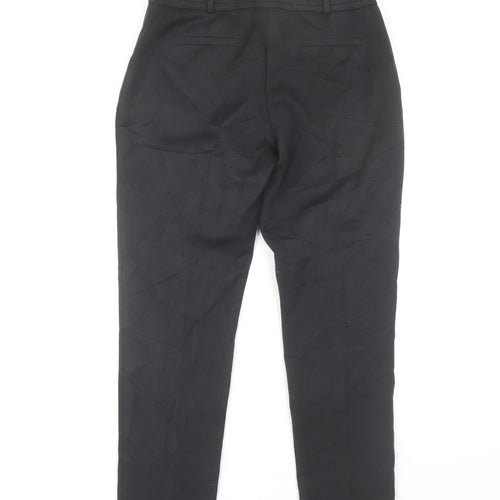 Wallis Women’s Black Straight Leg Slim Fit Trousers Size 8