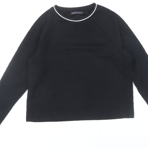 Marks and Spencer Women’s Black Size 14 Crew Neck Pullover Jumper